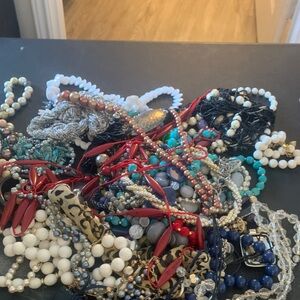 PM #E Vintage to now necklace grab bag